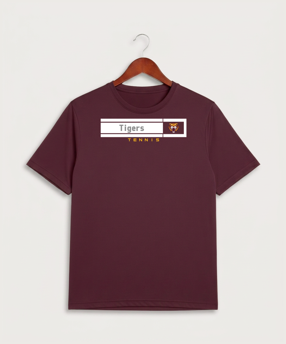 Stewartville High School Tennis (Coed) - Maroon Sport-Tek PosiCharge Competitor Tee. ST350
