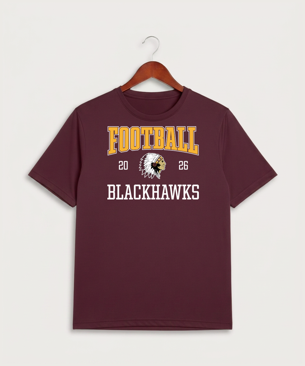 Stockton High School Football - Maroon Sport-Tek PosiCharge Competitor Tee. ST350