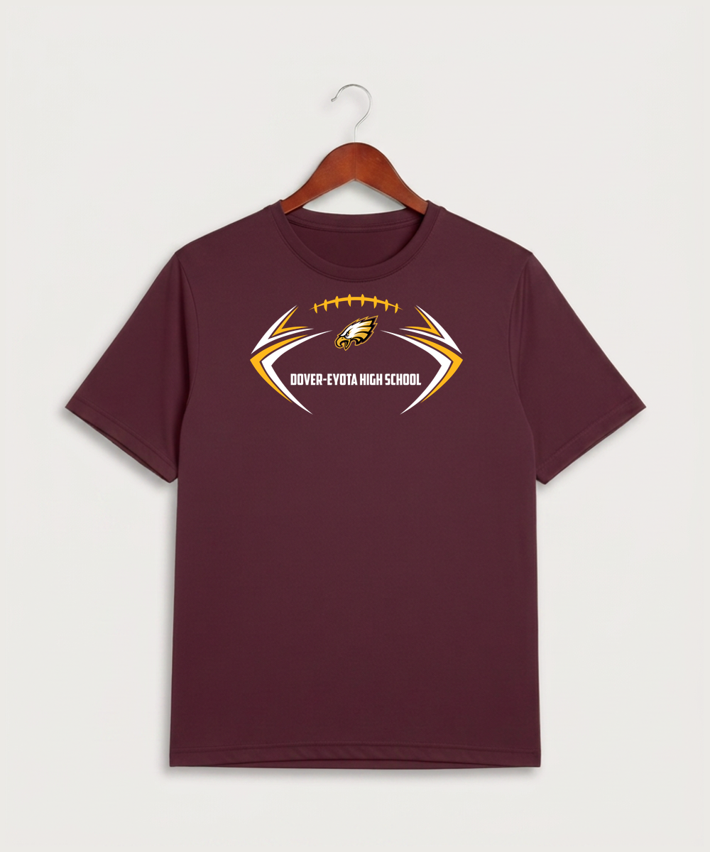 Dover-Eyota High School Football (Boys) - Maroon Sport-Tek PosiCharge Competitor Tee. ST350