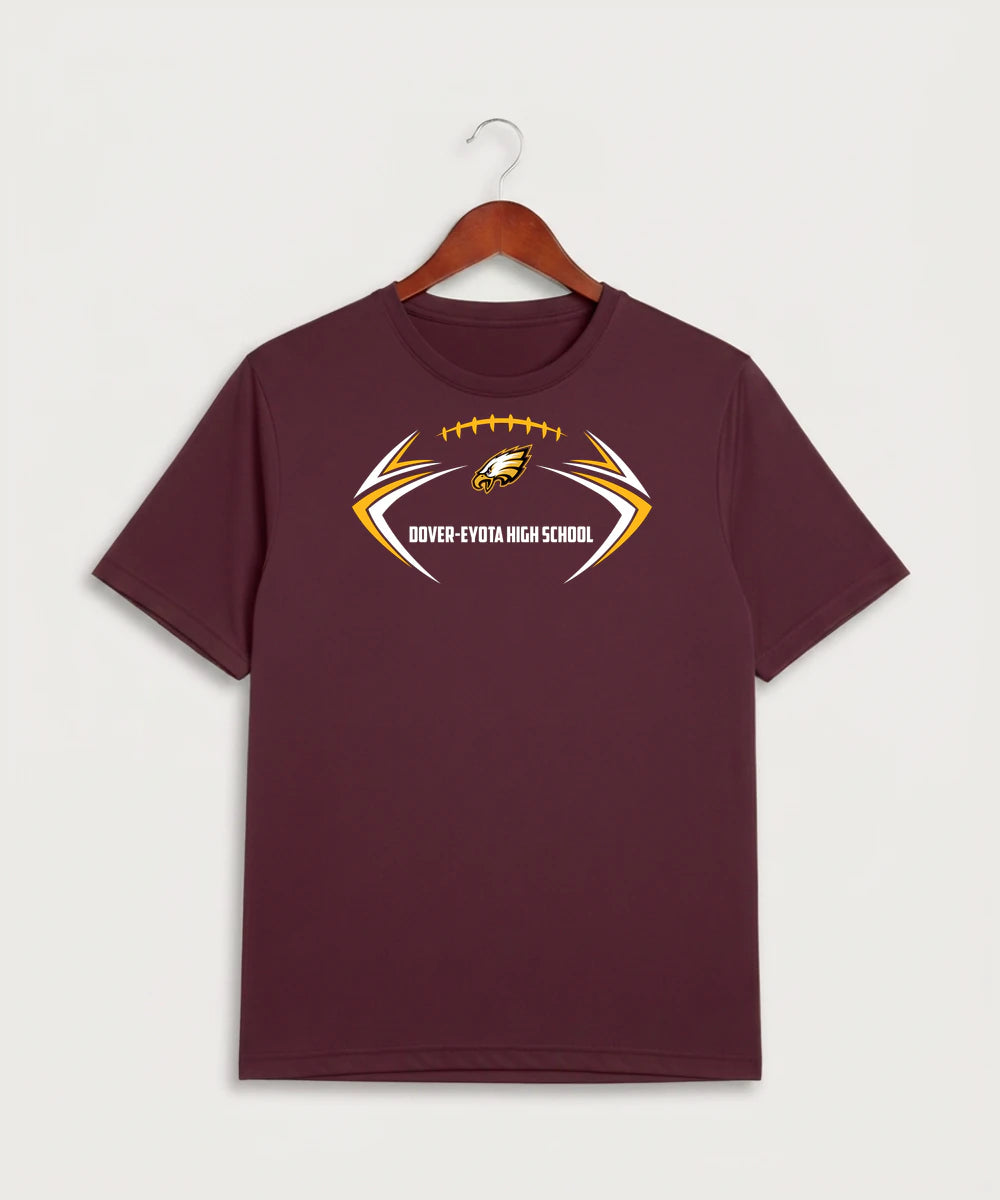 Dover-Eyota High School Football (Boys) - Maroon Sport-Tek PosiCharge Competitor Tee. ST350