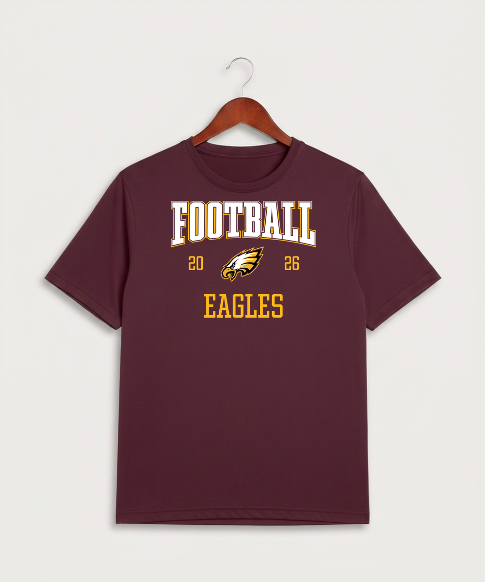 Dover-Eyota High School Football (Boys) - Maroon Sport-Tek PosiCharge Competitor Tee. ST350
