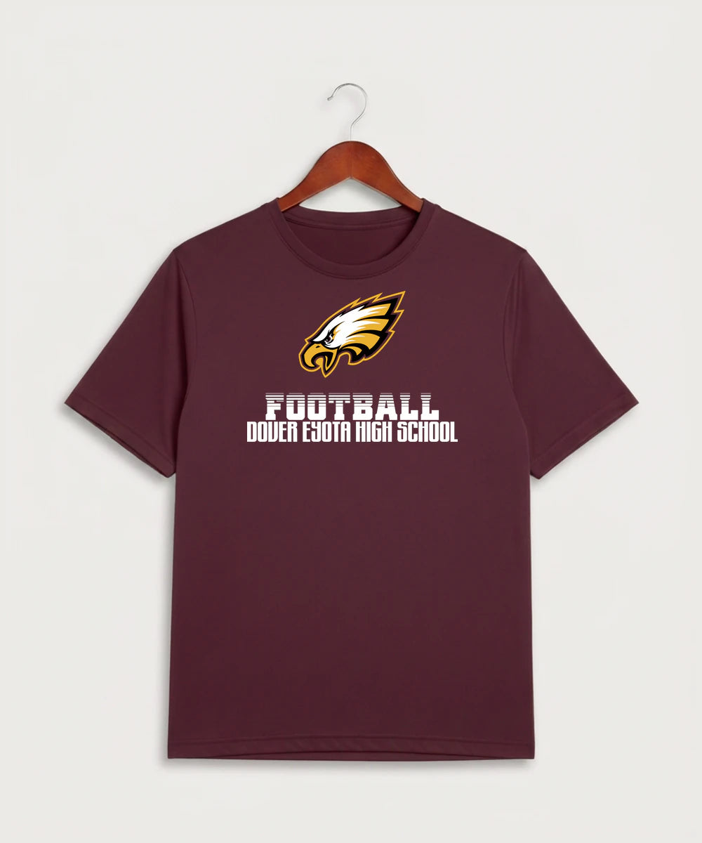 Dover-Eyota High School Football (Boys) - Maroon Sport-Tek PosiCharge Competitor Tee. ST350
