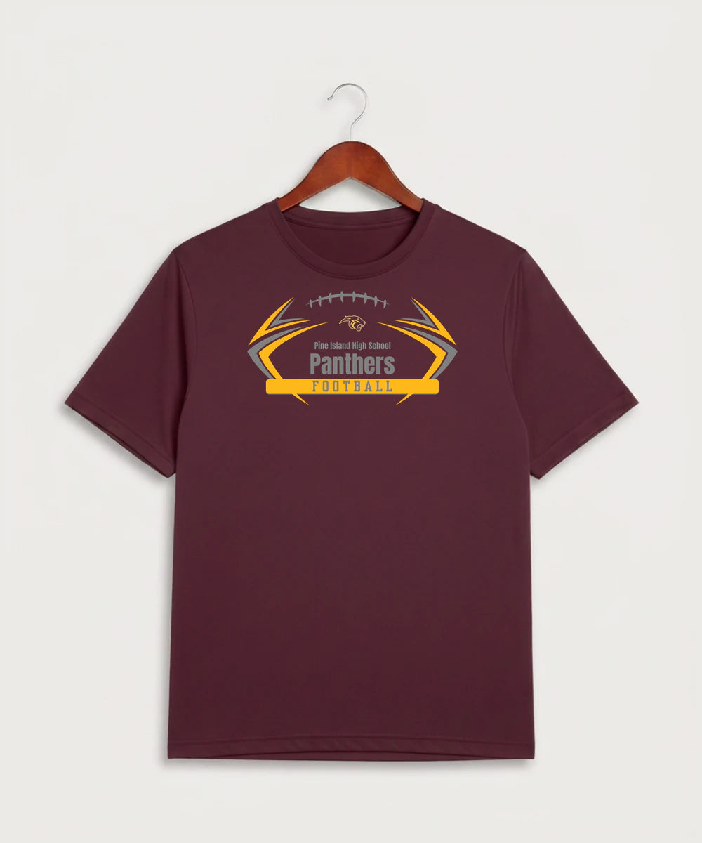 Pine Island High School Football (Boys) - Maroon Sport-Tek PosiCharge Competitor Tee. ST350