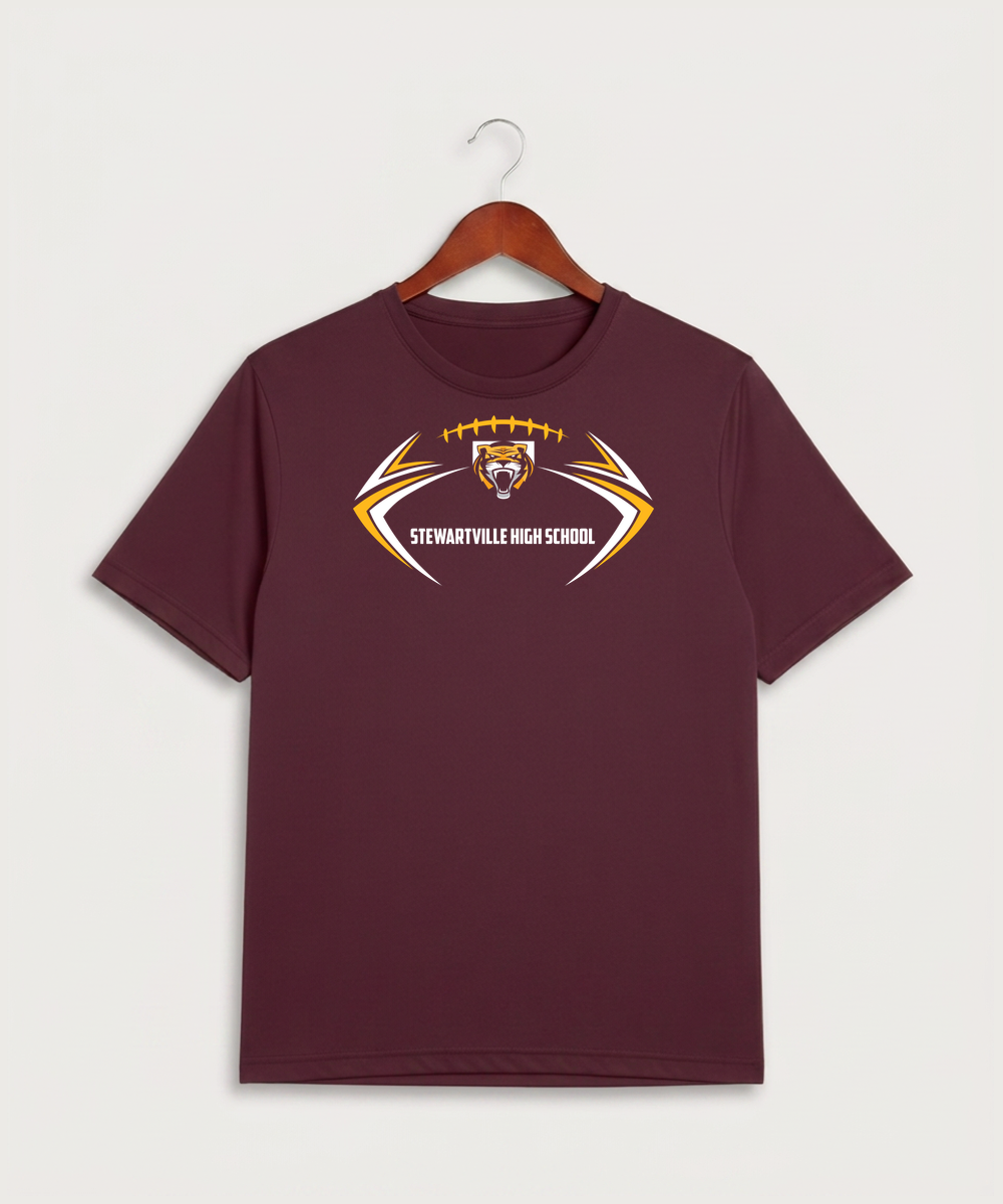 Stewartville High School Football (Boys) - Maroon Sport-Tek PosiCharge Competitor Tee. ST350