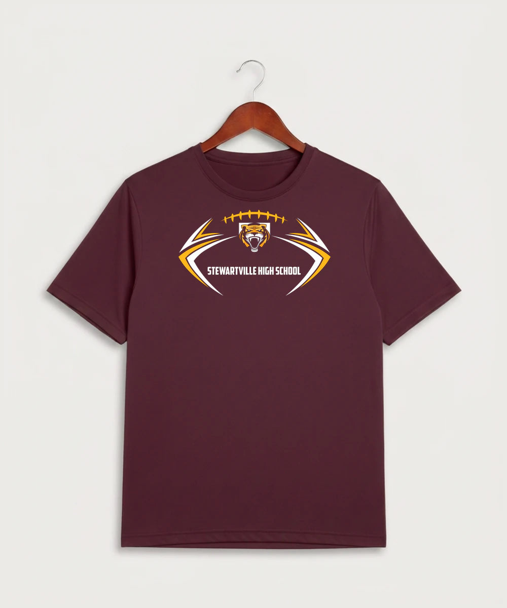 Stewartville High School Football (Boys) - Maroon Sport-Tek PosiCharge Competitor Tee. ST350