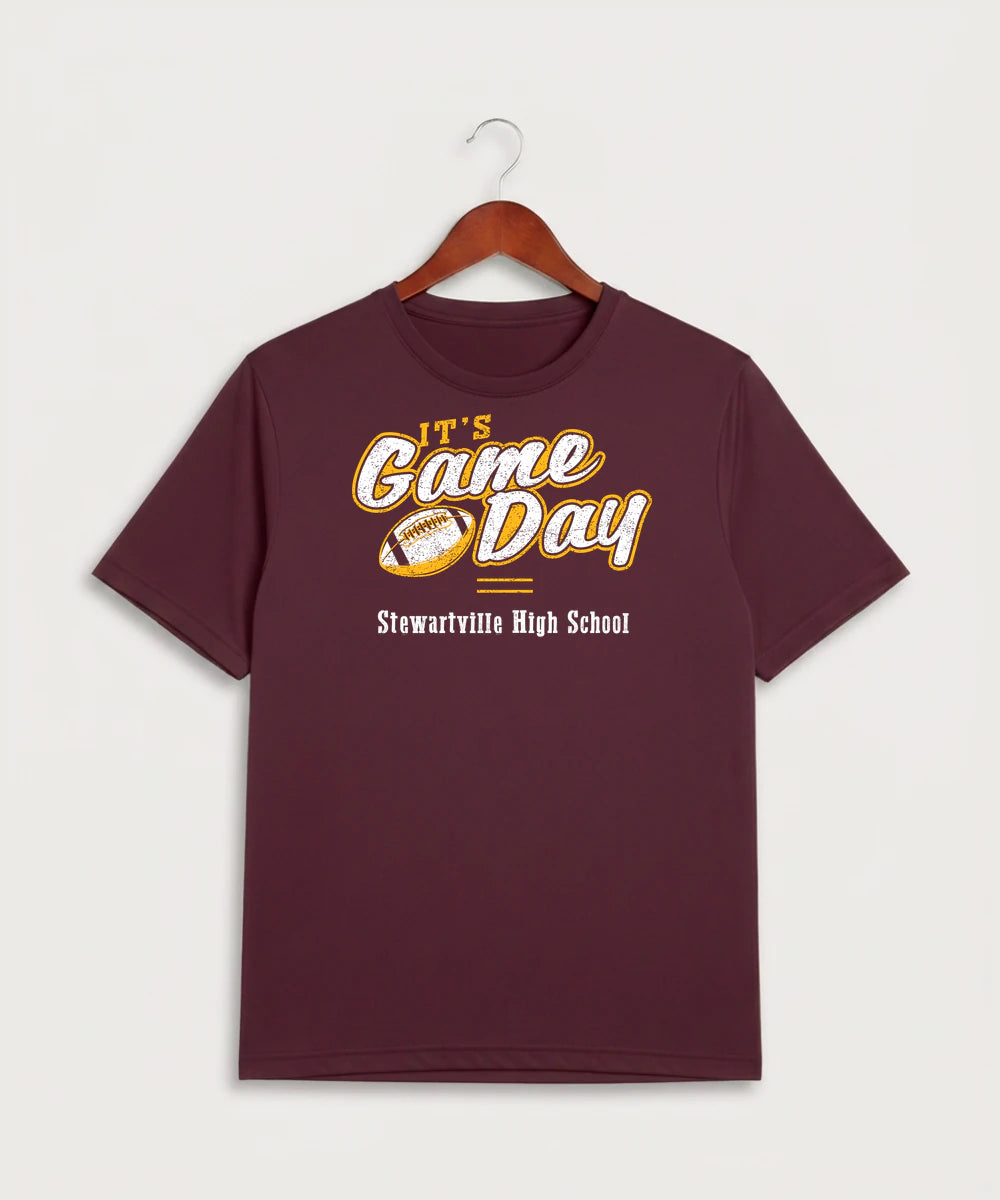 Stewartville High School Football (Boys) - Maroon Sport-Tek PosiCharge Competitor Tee. ST350