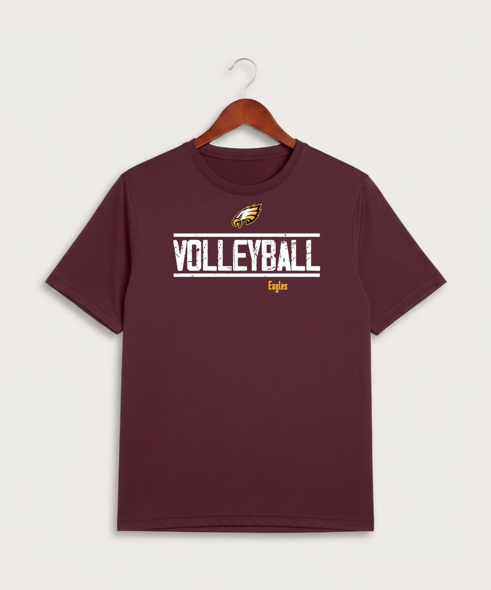 Dover-Eyota High School Volleyball (Girls) - Maroon Sport-Tek PosiCharge Competitor Tee. ST350