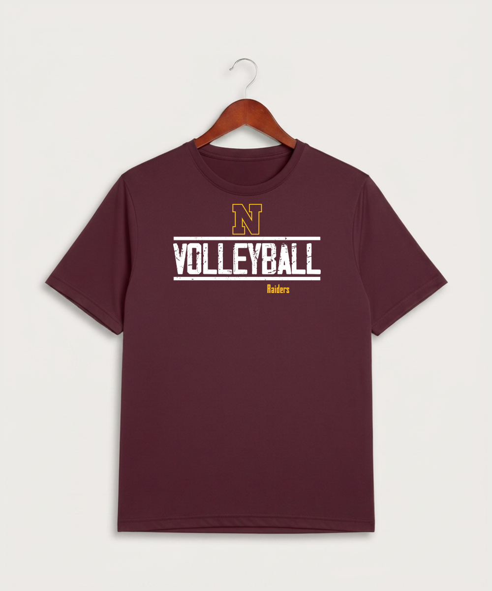 Northfield High School Volleyball (Girls) - Maroon Sport-Tek PosiCharge Competitor Tee. ST350