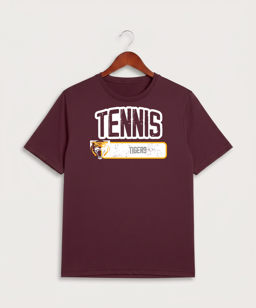 Stewartville High School Tennis (Coed) - Maroon Sport-Tek PosiCharge Competitor Tee. ST350