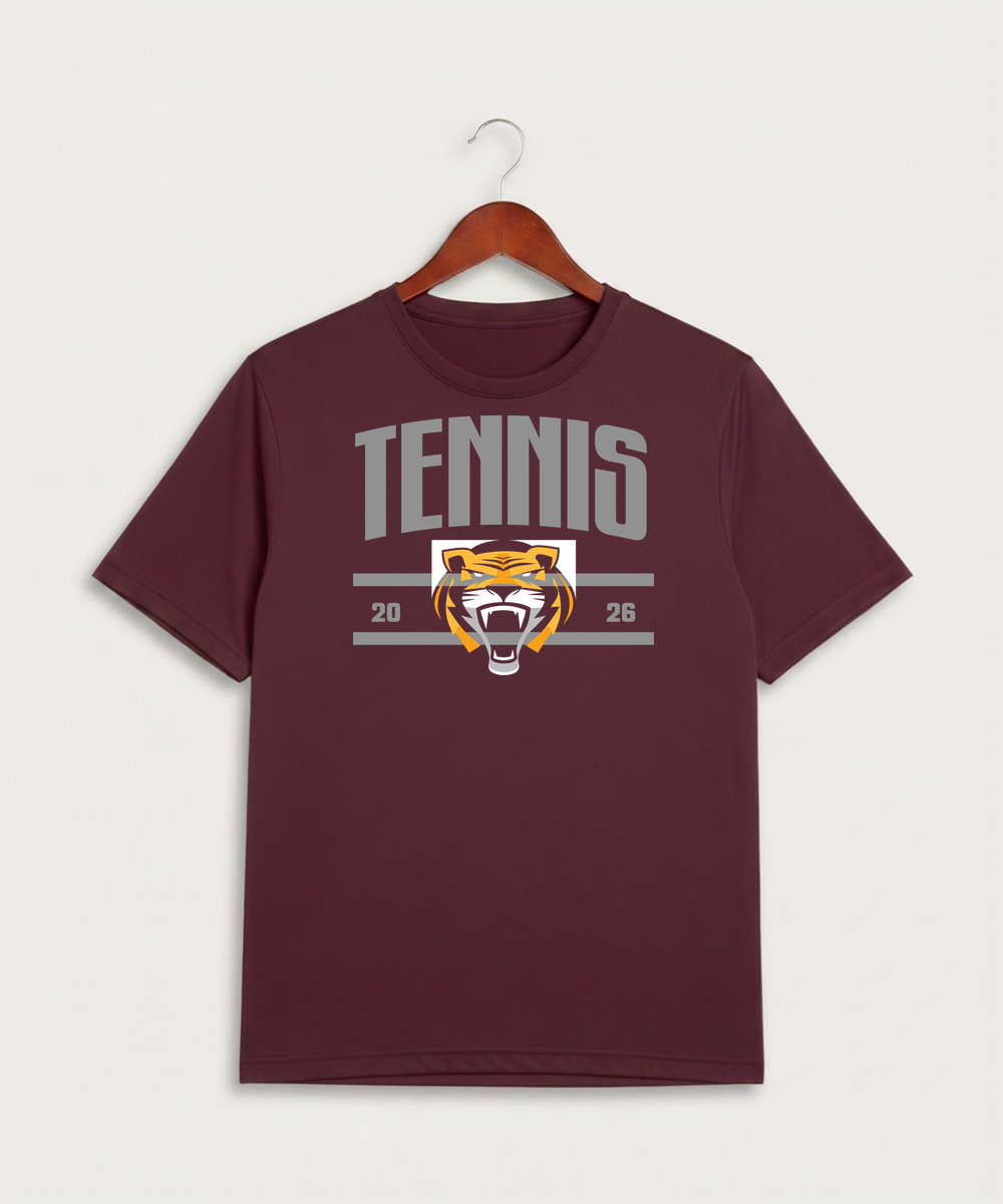 Stewartville High School Tennis (Coed) - Maroon Sport-Tek PosiCharge Competitor Tee. ST350