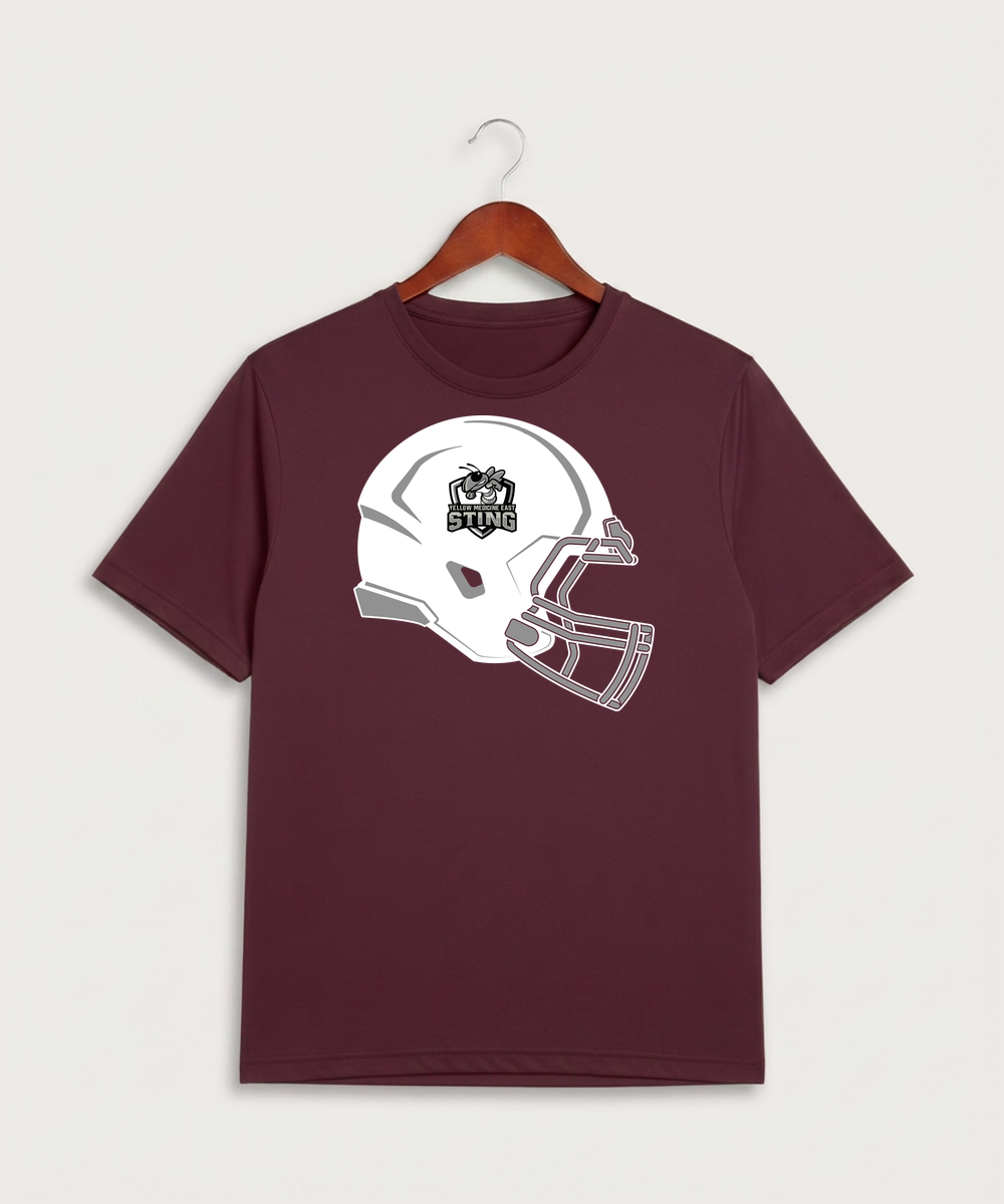 Yellow Medicine East High School Football (Boys) - Maroon Sport-Tek PosiCharge Competitor Tee. ST350