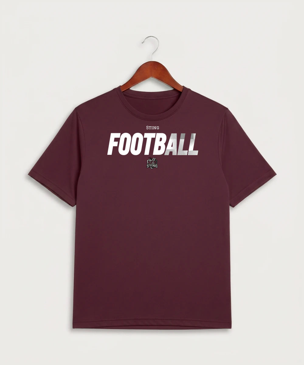 Yellow Medicine East High School Football (Boys) - Maroon Sport-Tek PosiCharge Competitor Tee. ST350