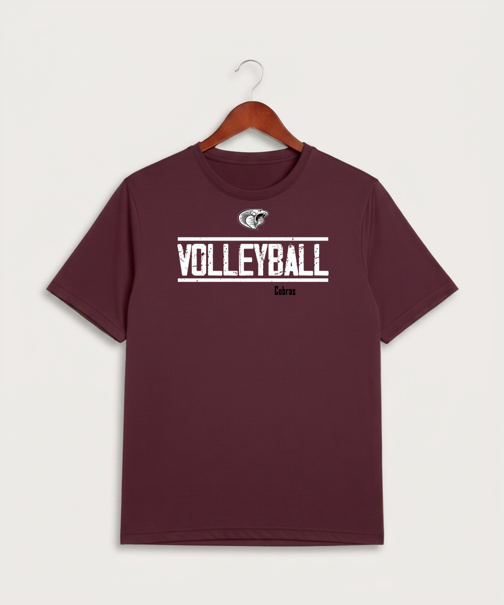 Triton High School Volleyball (Girls) - Maroon Sport-Tek PosiCharge Competitor Tee. ST350