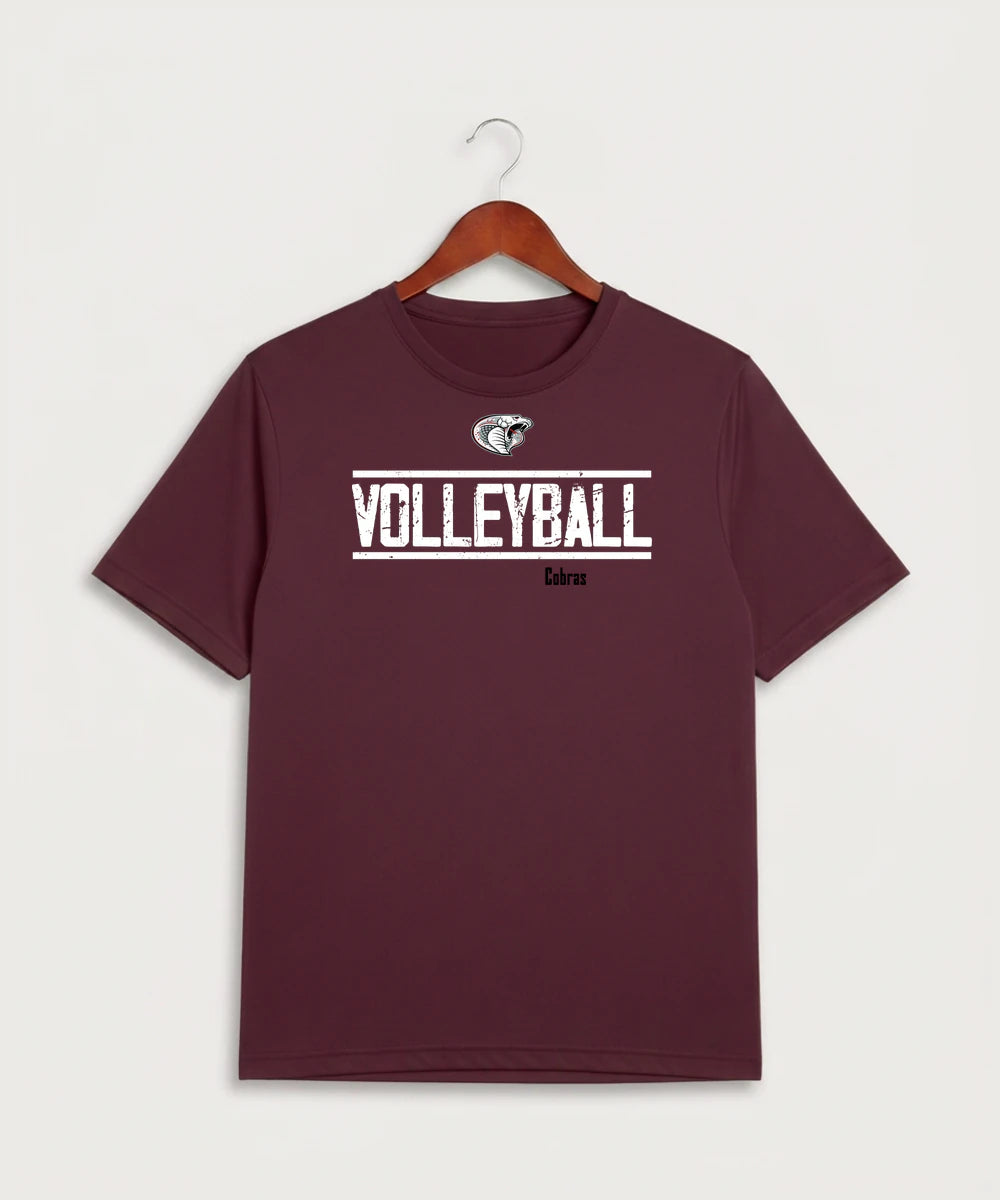Triton High School Volleyball (Girls) - Maroon Sport-Tek PosiCharge Competitor Tee. ST350