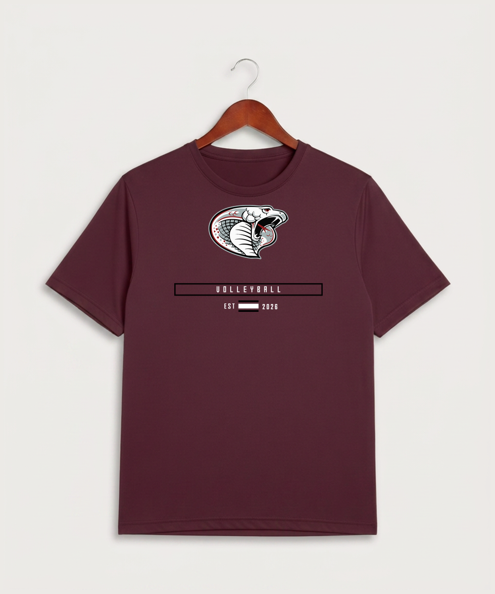 Triton High School Volleyball (Girls) - Maroon Sport-Tek PosiCharge Competitor Tee. ST350