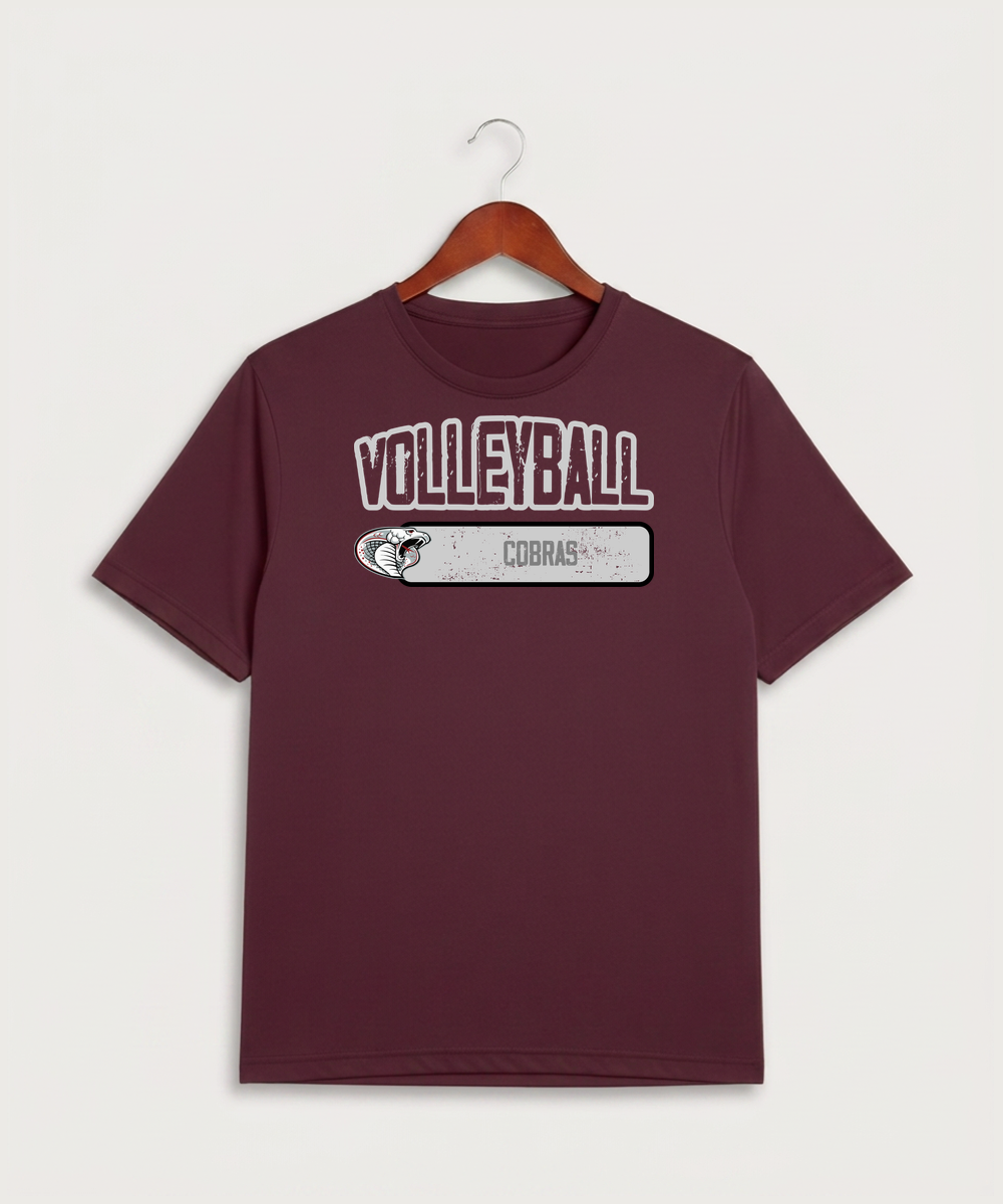 Triton High School Volleyball (Girls) - Maroon Sport-Tek PosiCharge Competitor Tee. ST350