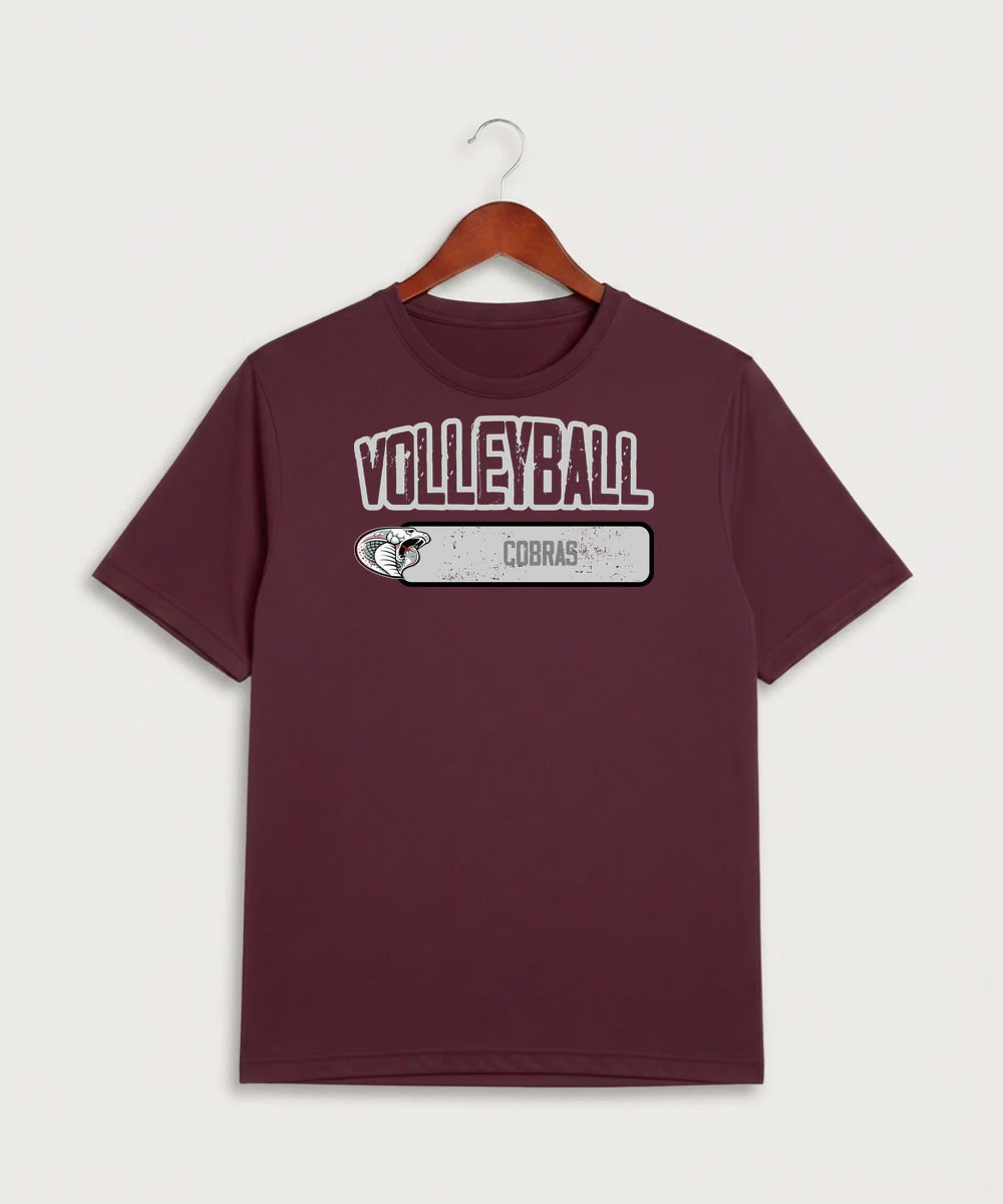Triton High School Volleyball (Girls) - Maroon Sport-Tek PosiCharge Competitor Tee. ST350