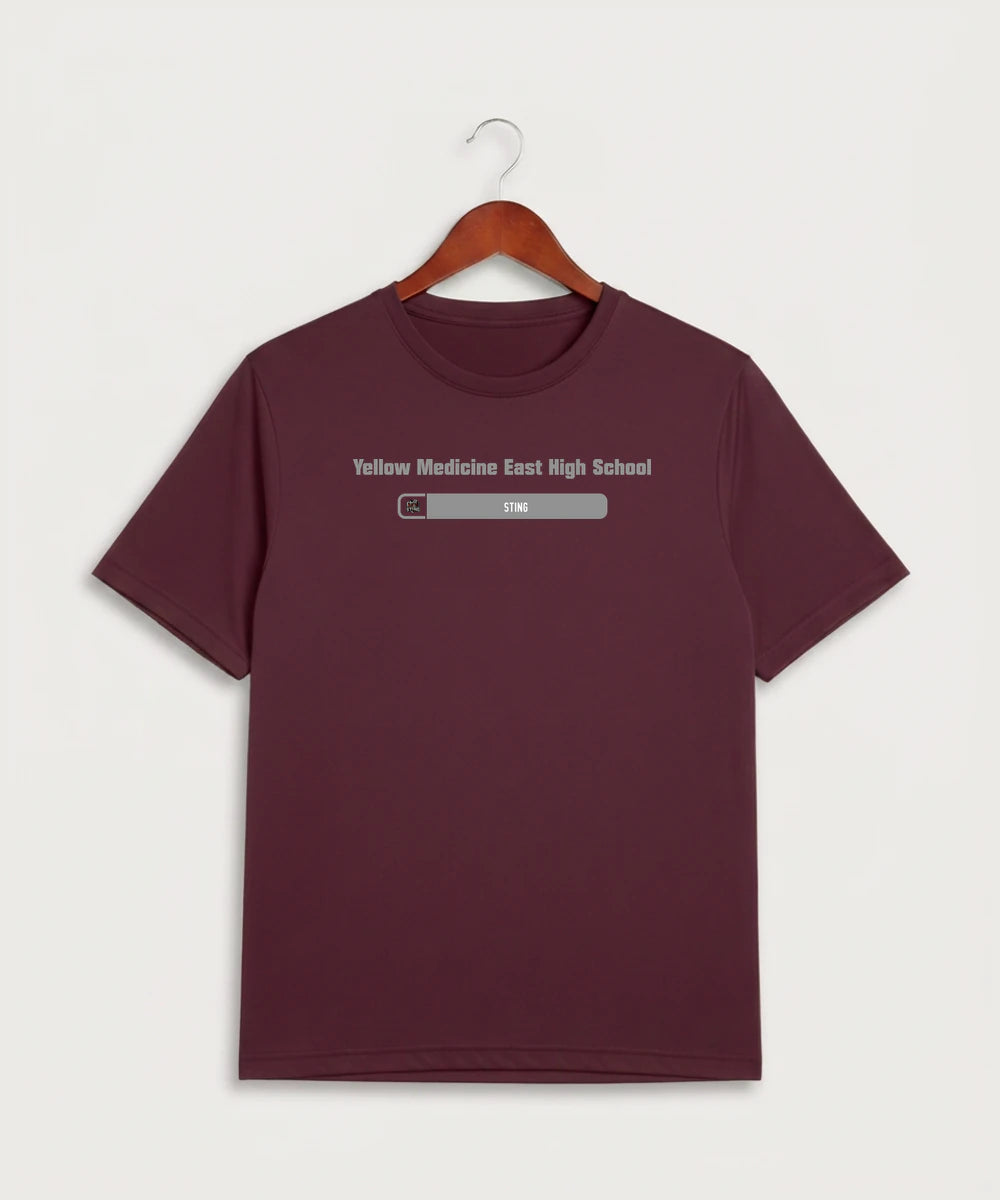 Yellow Medicine East High School Athletics - Maroon Sport-Tek PosiCharge Competitor Tee. ST350