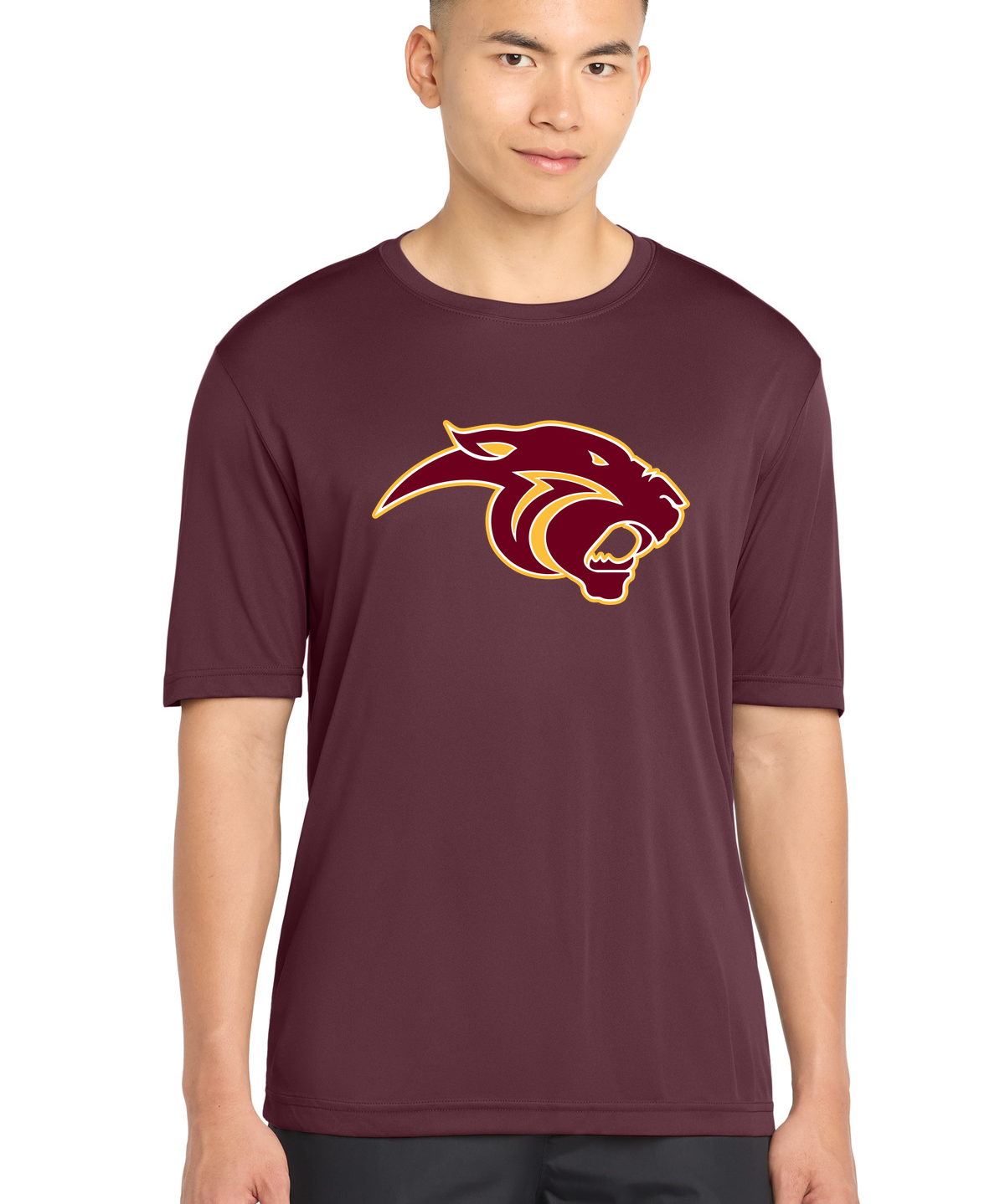 Pine Island Football - Maroon Sport-Tek PosiCharge Competitor Tee. ST350