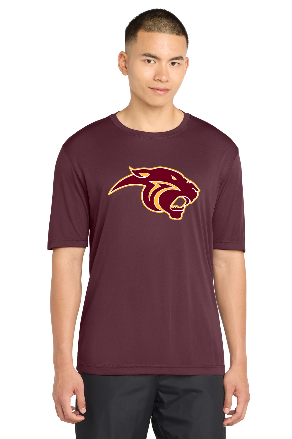 Pine Island Football - Maroon Sport-Tek PosiCharge Competitor Tee. ST350