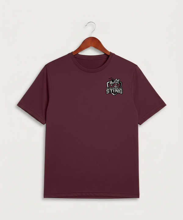 Yellow Medicine East High School Football (Boys) - Maroon Sport-Tek PosiCharge Competitor Tee. ST350
