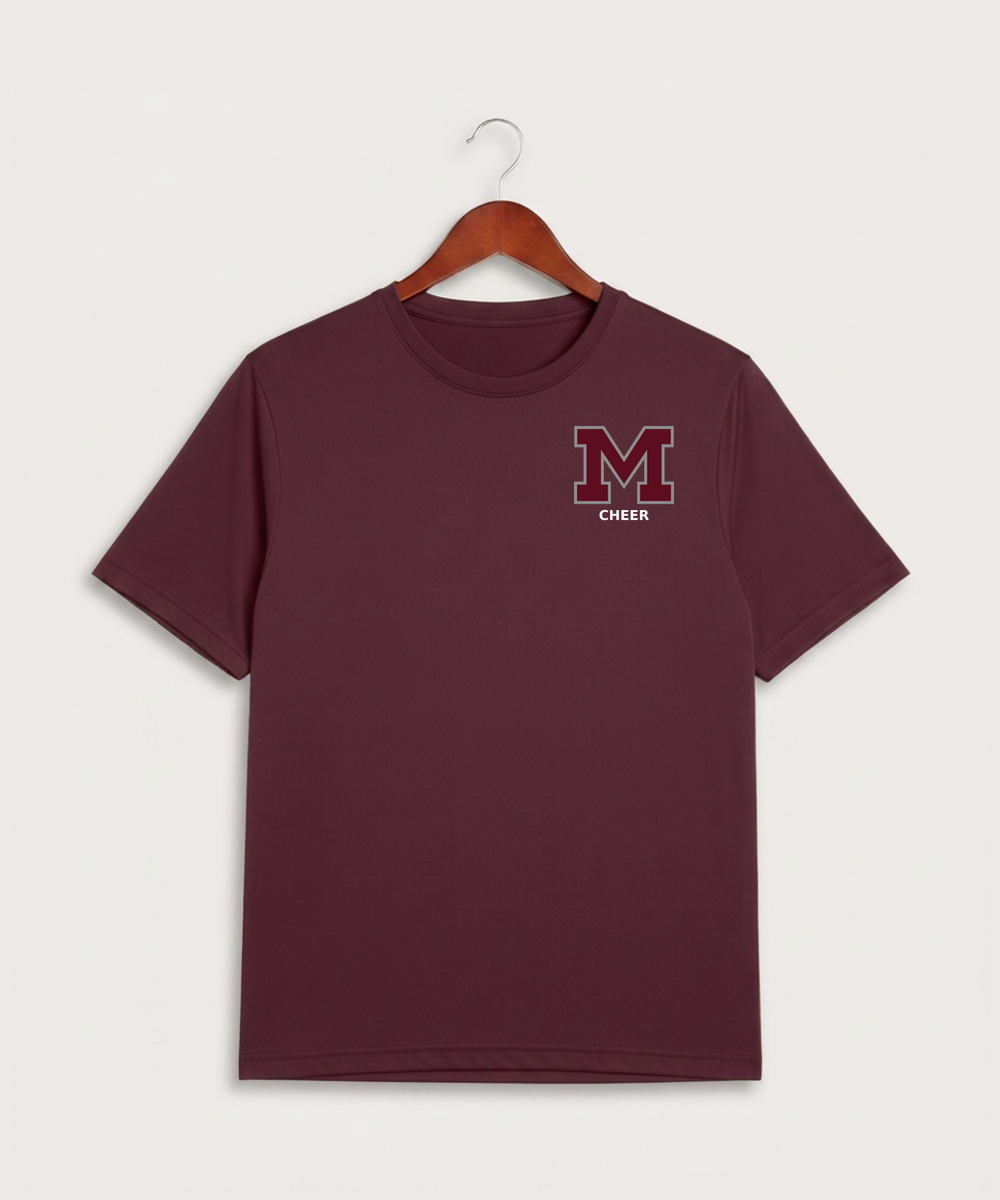 Moline Cheer general - Maroon Sport-Tek PosiCharge Competitor Tee. ST350