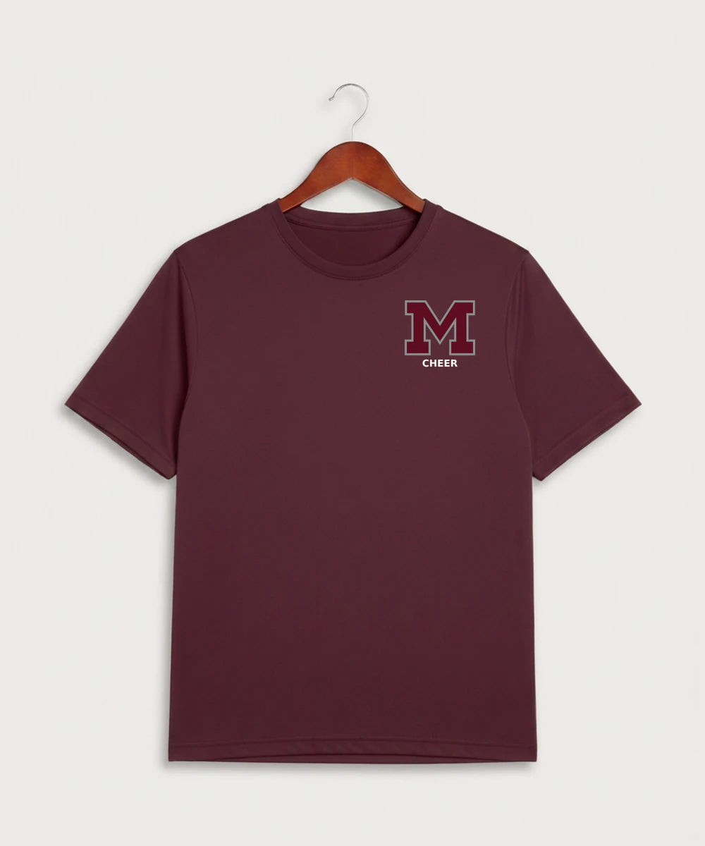 Moline Cheer general - Maroon Sport-Tek PosiCharge Competitor Tee. ST350