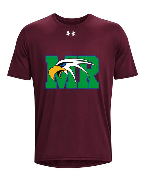 Maple River High School hockey_boys - Maroon/ White Men's Team Tech™ T-Shirt