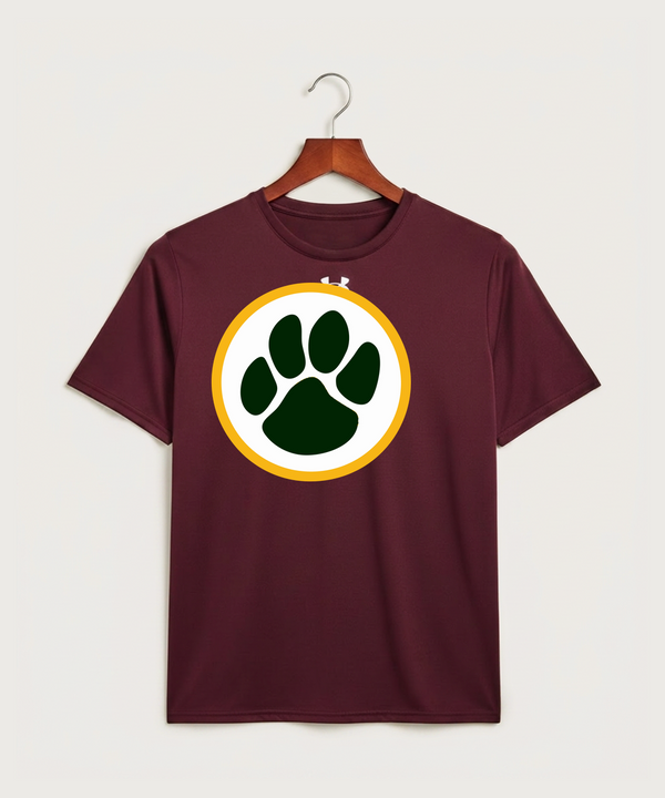 Ashwaubenon High School Football (Boys) - Maroon/ White Men's Team Tech™ T-Shirt