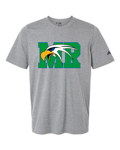 Maple River High School hockey_boys - Medium Grey Heather Men's Blended T-Shirt