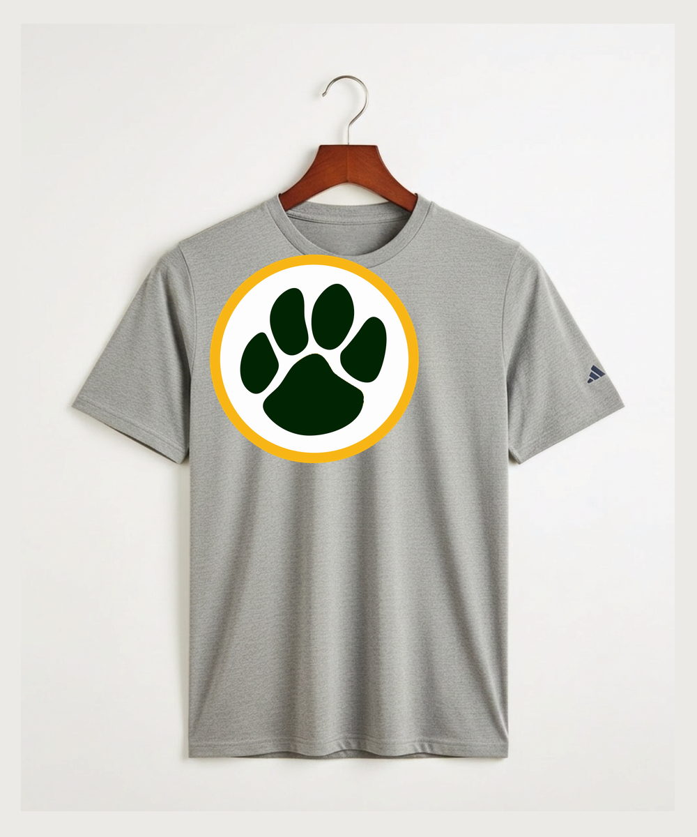 Ashwaubenon High School Football (Boys) - Medium Grey Heather Men's Blended T-Shirt