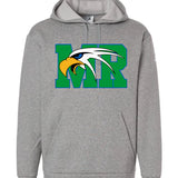 Maple River High School hockey_boys - Medium Grey Heather Men's Fleece Hooded Sweatshirt