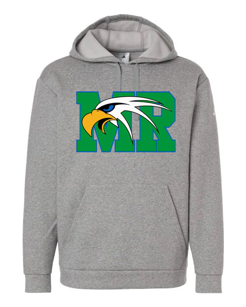 Maple River High School hockey_boys - Medium Grey Heather Men's Fleece Hooded Sweatshirt