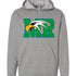 Maple River High School baseball_boys - Medium Grey Heather Men's Fleece Hooded Sweatshirt