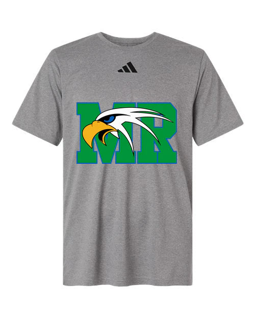 Maple River High School hockey_boys - Medium Grey Heather/ Black Men's Pregame T-Shirt