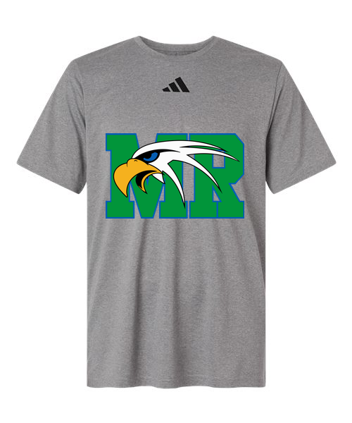 Maple River High School baseball_boys - Medium Grey Heather/ Black Men's Pregame T-Shirt