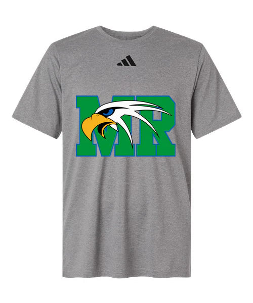 Maple River High School baseball_boys - Medium Grey Heather/ Black Men's Pregame T-Shirt