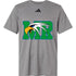 Maple River High School baseball_boys - Medium Grey Heather/ Black Men's Pregame T-Shirt