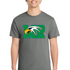 Maple River High School hockey_boys - Medium Grey Port & Co Core Cotton Tee. PC54