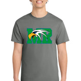 Maple River High School hockey_boys - Medium Grey Port & Co Core Cotton Tee. PC54