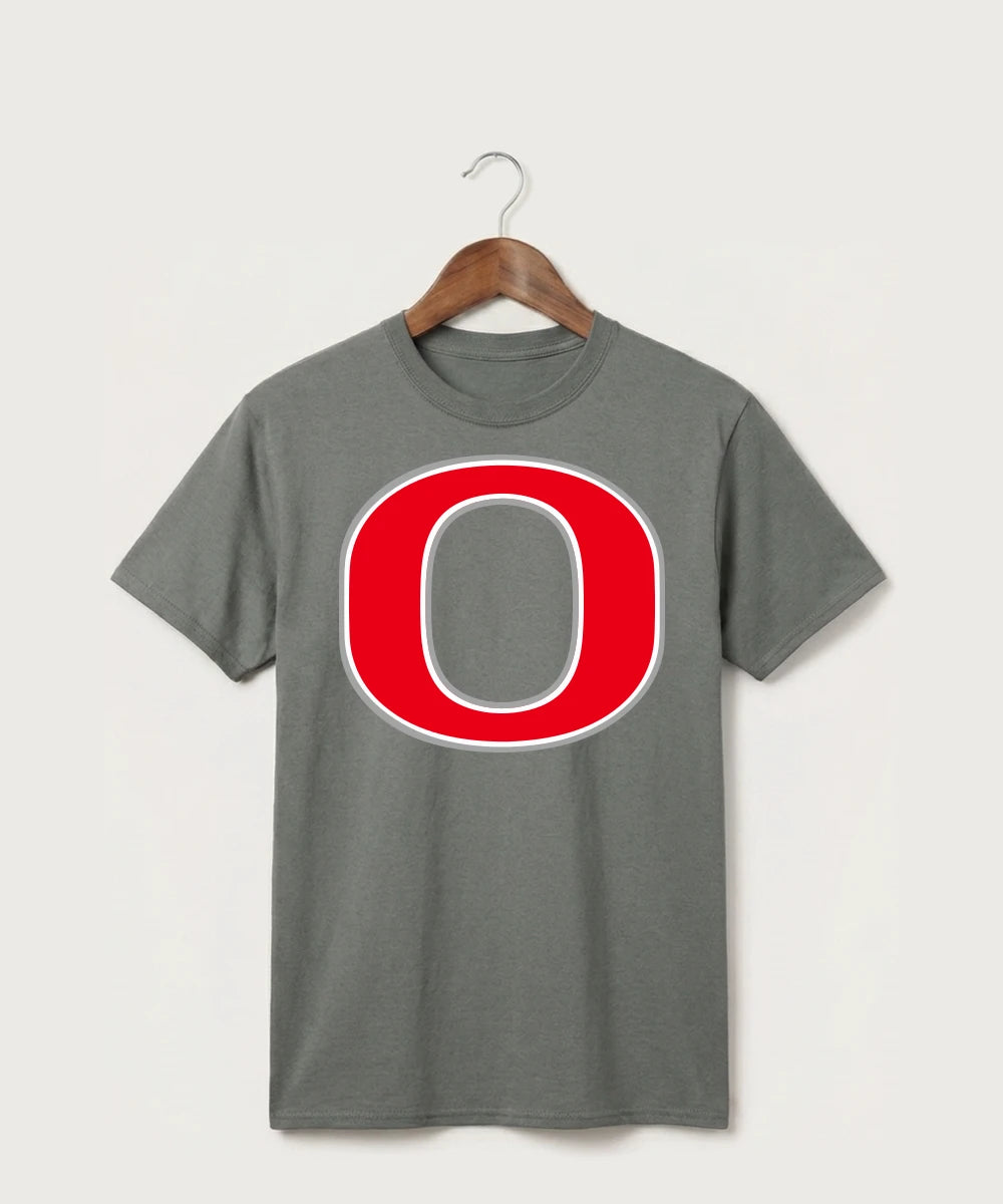 Osakis High School Athletics Coed - Medium Grey Port & Co Core Cotton Tee. PC54