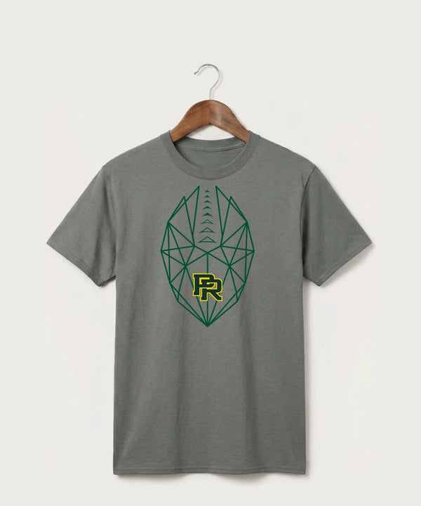 Proctor High School Football (Boys) - Medium Grey Port & Co Core Cotton Tee. PC54