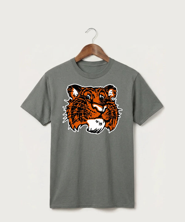 Browerville Public High School Athletics Coed - Medium Grey Port & Co Core Cotton Tee. PC54