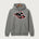 Milaca High School Football (Boys) - Medium Grey Port & Co Core Fleece Pullover Hooded Sweatshirt. PC78H