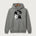Border West Football (Boys) - Medium Grey Port & Co Core Fleece Pullover Hooded Sweatshirt. PC78H