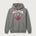 Alden-Conger-Glenville Emmons High School Football (Boys) - Medium Grey Port & Co Core Fleece Pullover Hooded Sweatshirt. PC78H