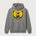 Byron High School Volleyball (Girls) - Medium Grey Port & Co Core Fleece Pullover Hooded Sweatshirt. PC78H