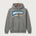 Macktown Warriors Football (Boys) - Medium Grey Port & Co Core Fleece Pullover Hooded Sweatshirt. PC78H