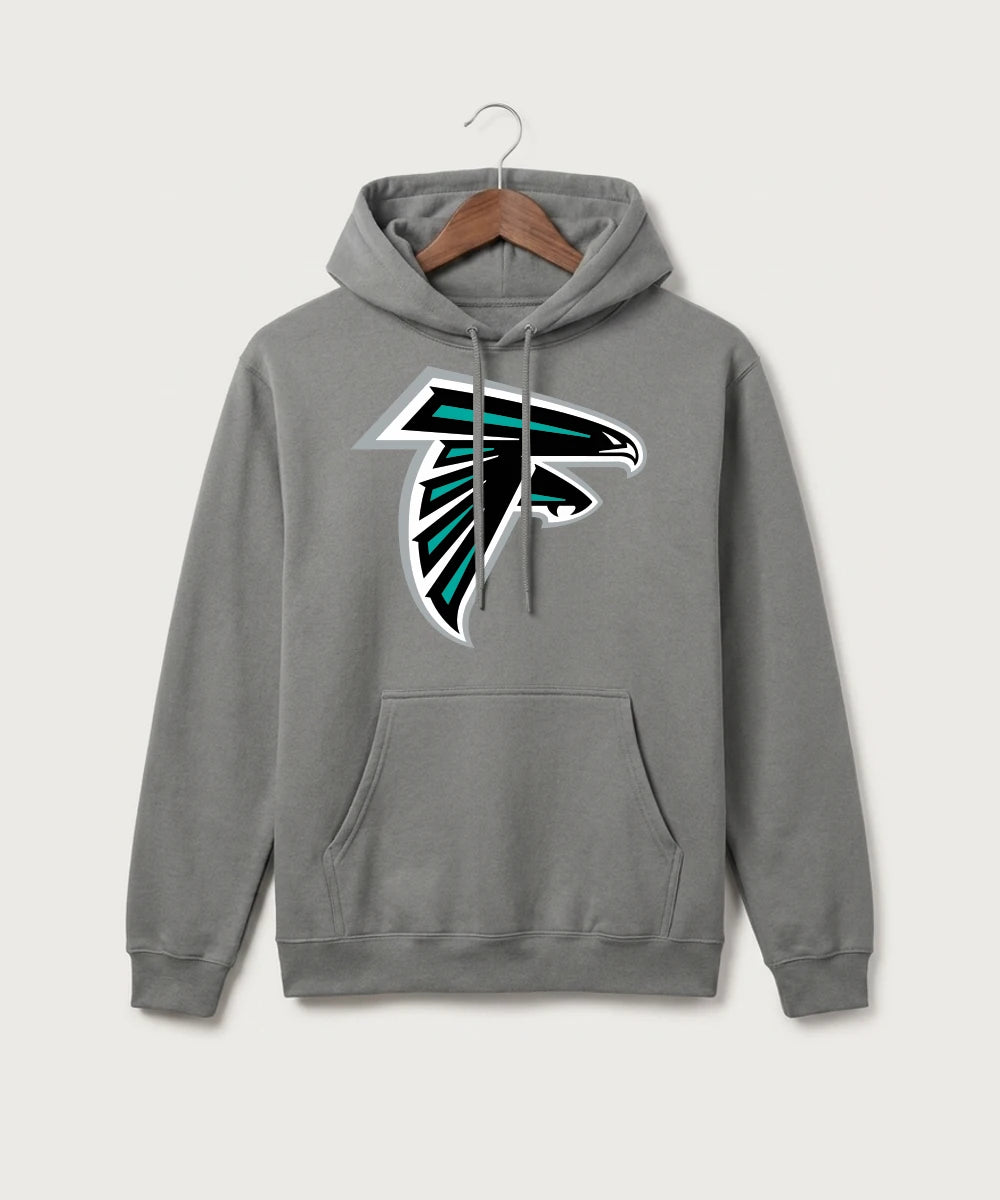 Fillmore Central High School Football (Boys) - Medium Grey Port & Co Core Fleece Pullover Hooded Sweatshirt. PC78H