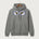 Walker Hackensack Akeley Volleyball (Girls) - Medium Grey Port & Co Core Fleece Pullover Hooded Sweatshirt. PC78H